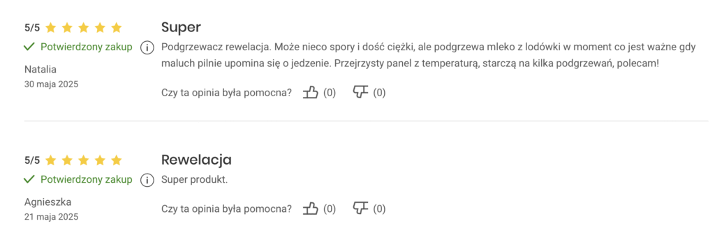opinie potwierdzone zakupem neno savia