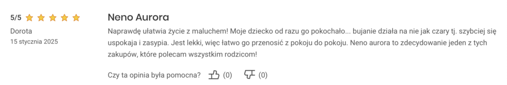 opinie neno aurora bujaczek dla niemowlaka – dlaczego warto go mieć?zrzut ekranu 2025 08 26 o 08.13.48