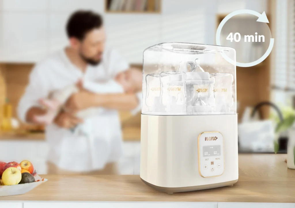 neno puro – sterylizator i podgrzewacz do butelek z funkcją suszenia