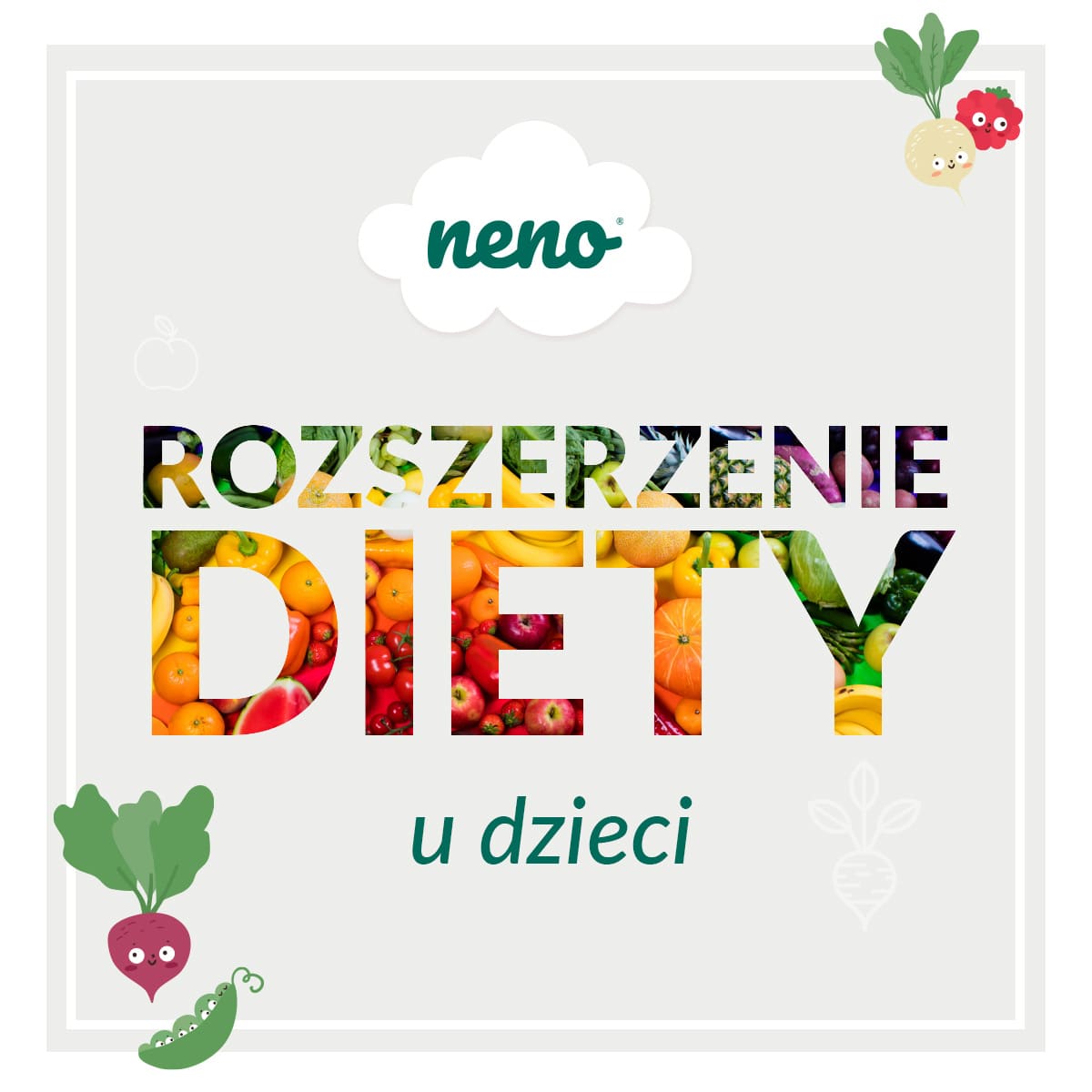 Rozszerzenie diety u dzieci - napis