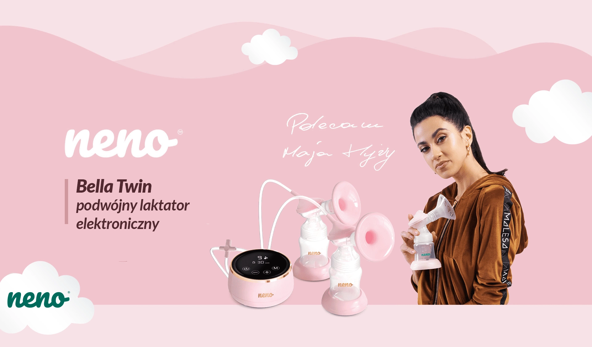 Maja Hyży trzyma Neno Bella Twin