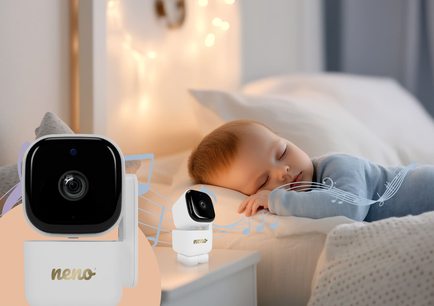 Neno Ciao - niania elektroniczna z bezprzewodowym odbiornikiem