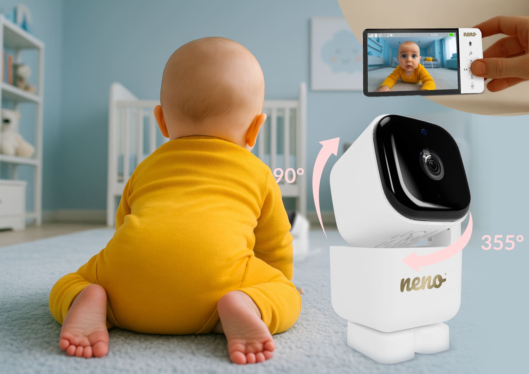 Neno Ciao - niania elektroniczna z bezprzewodowym odbiornikiem