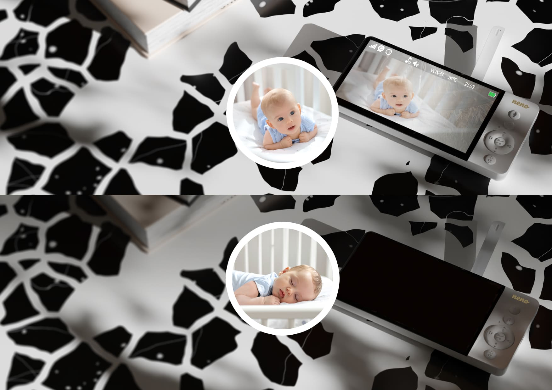 Neno Ciao - niania elektroniczna z bezprzewodowym odbiornikiem