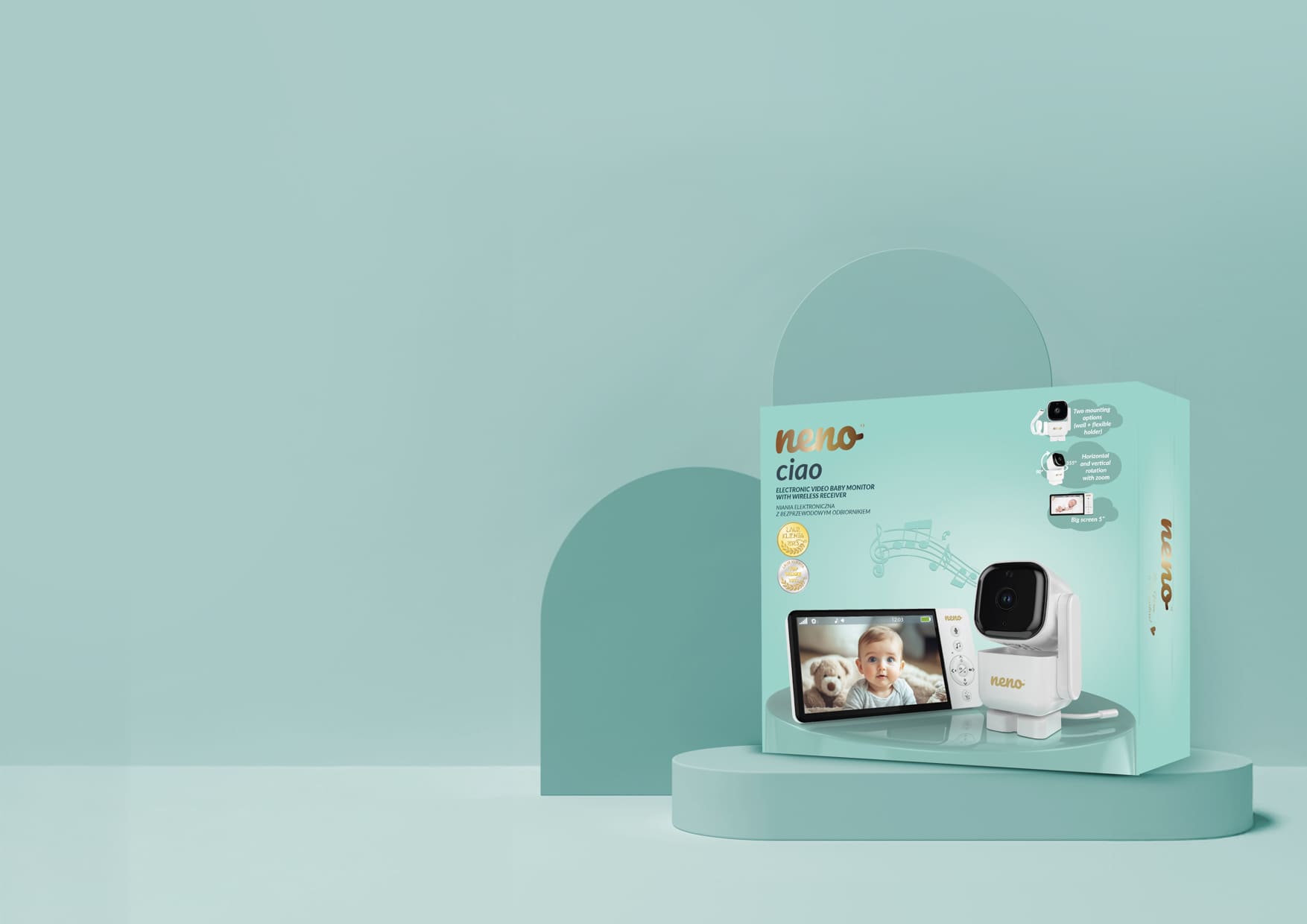Neno Ciao - niania elektroniczna z bezprzewodowym odbiornikiem