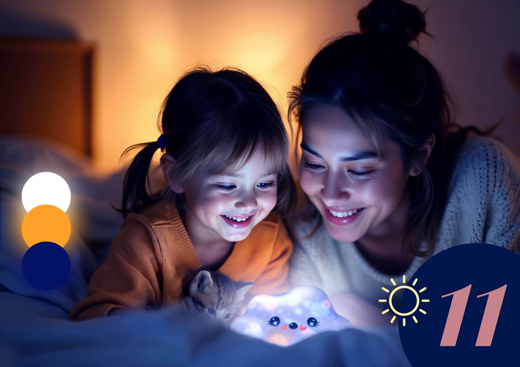 Neno Cosmo – silikonowa lampka nocna dla dzieci