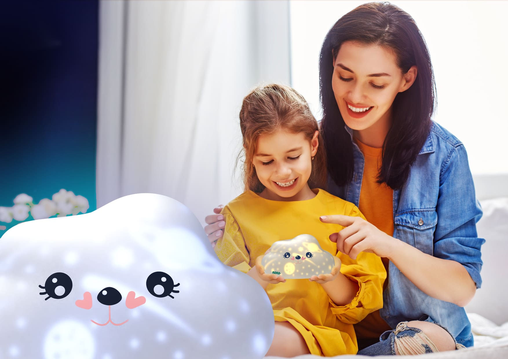 Neno Cosmo – silikonowa lampka nocna dla dzieci