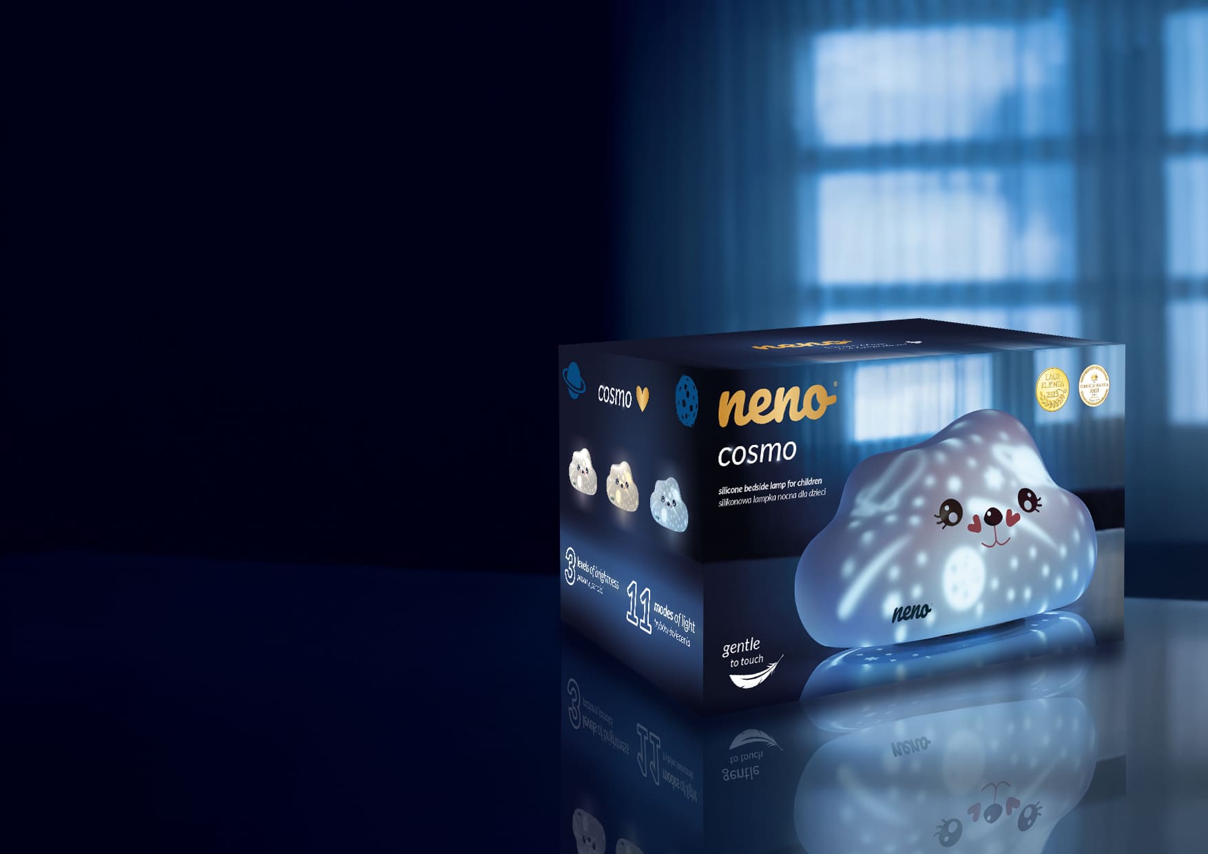 Neno Cosmo – silikonowa lampka nocna dla dzieci