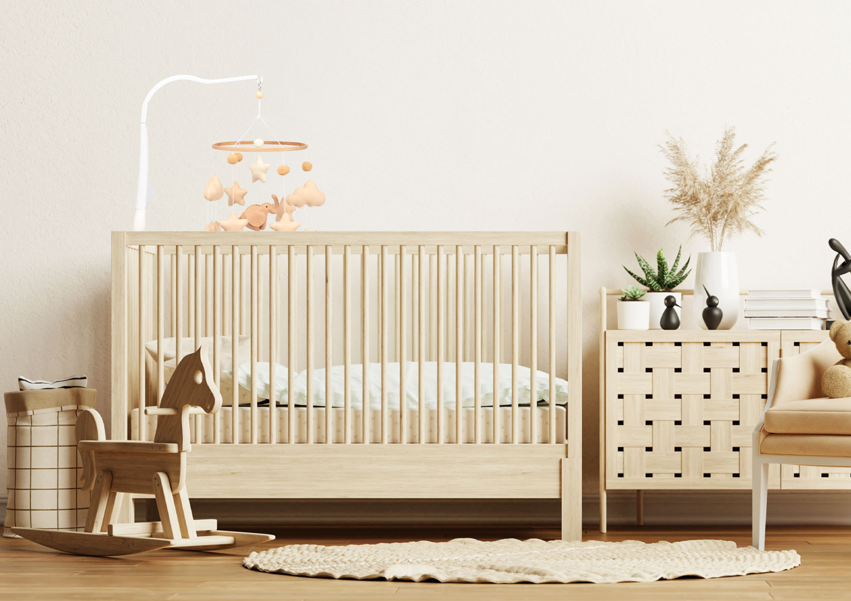 Neno Eli – karuzela do łóżeczka z uchwytem mocującym