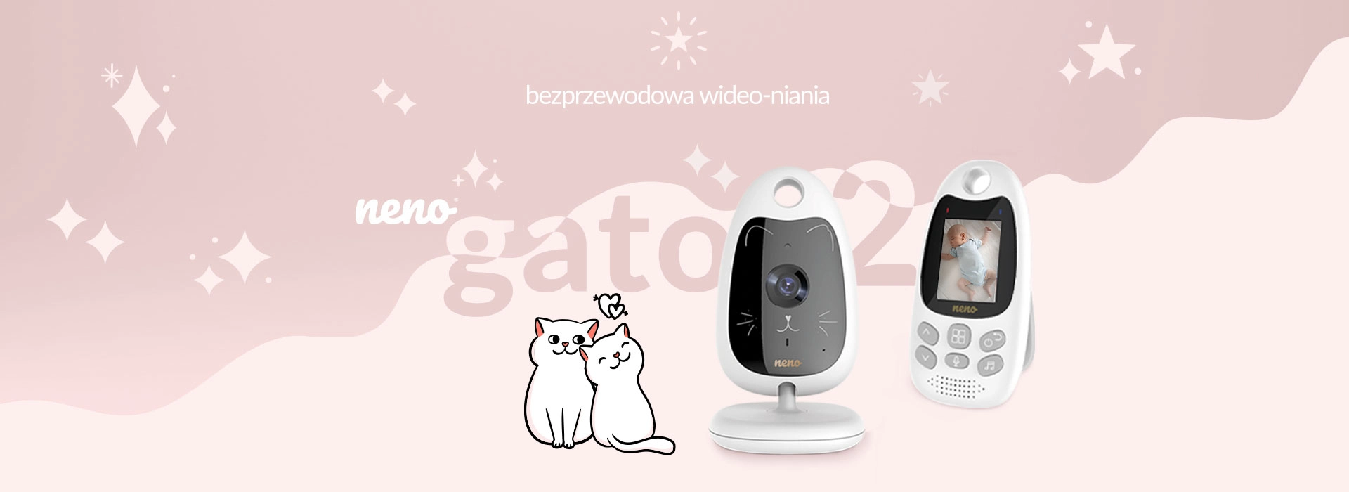 bezprzewodowa niania elektroniczna Neno Gato2