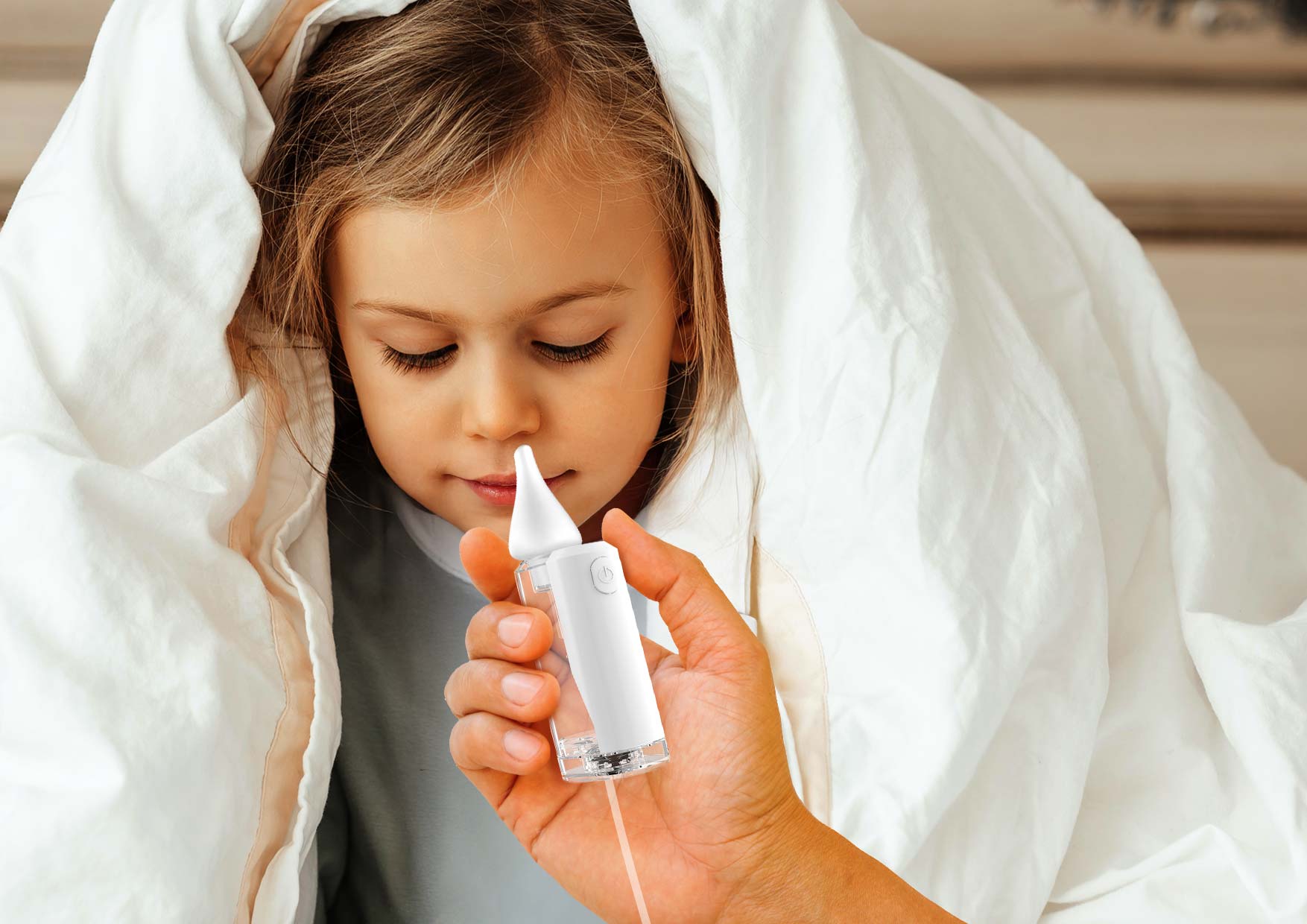 Neno Grasso – un aspirator nazal electronic wireless pentru copii