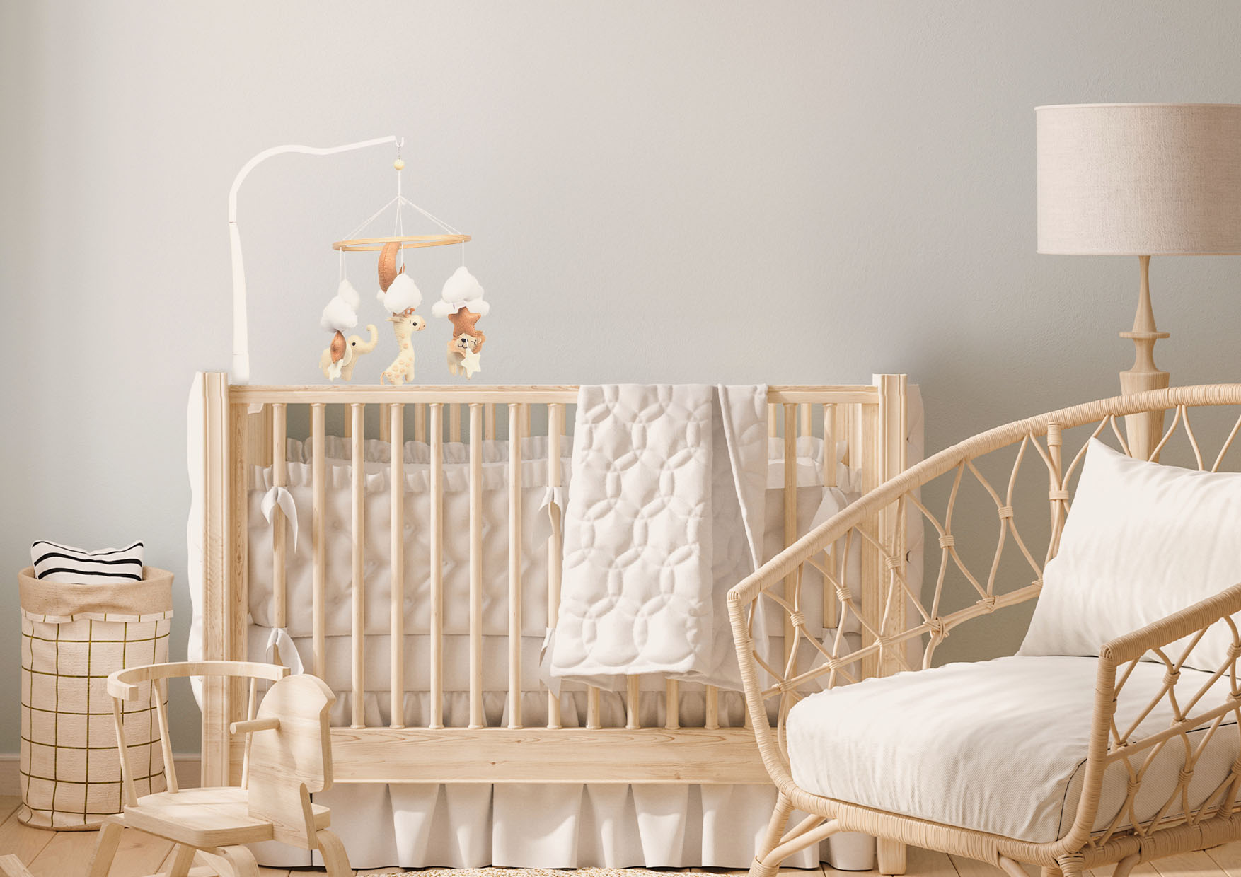 Neno Leo – karuzela do łóżeczka z uchwytem mocującym