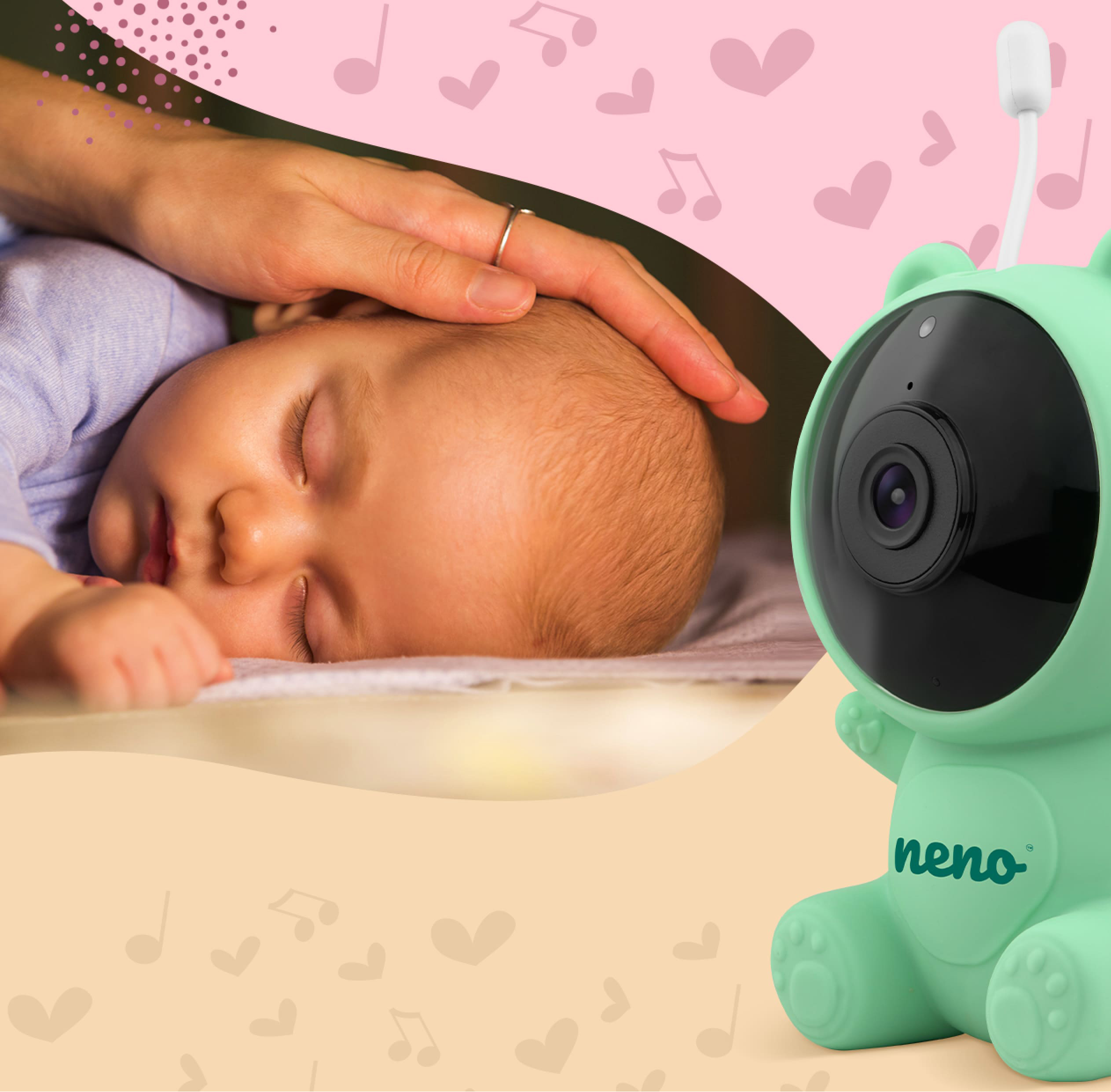 Neno® Babyphone caméra WiFi Lui  Baby monitor, Wireless baby monitor, Wifi  baby monitor