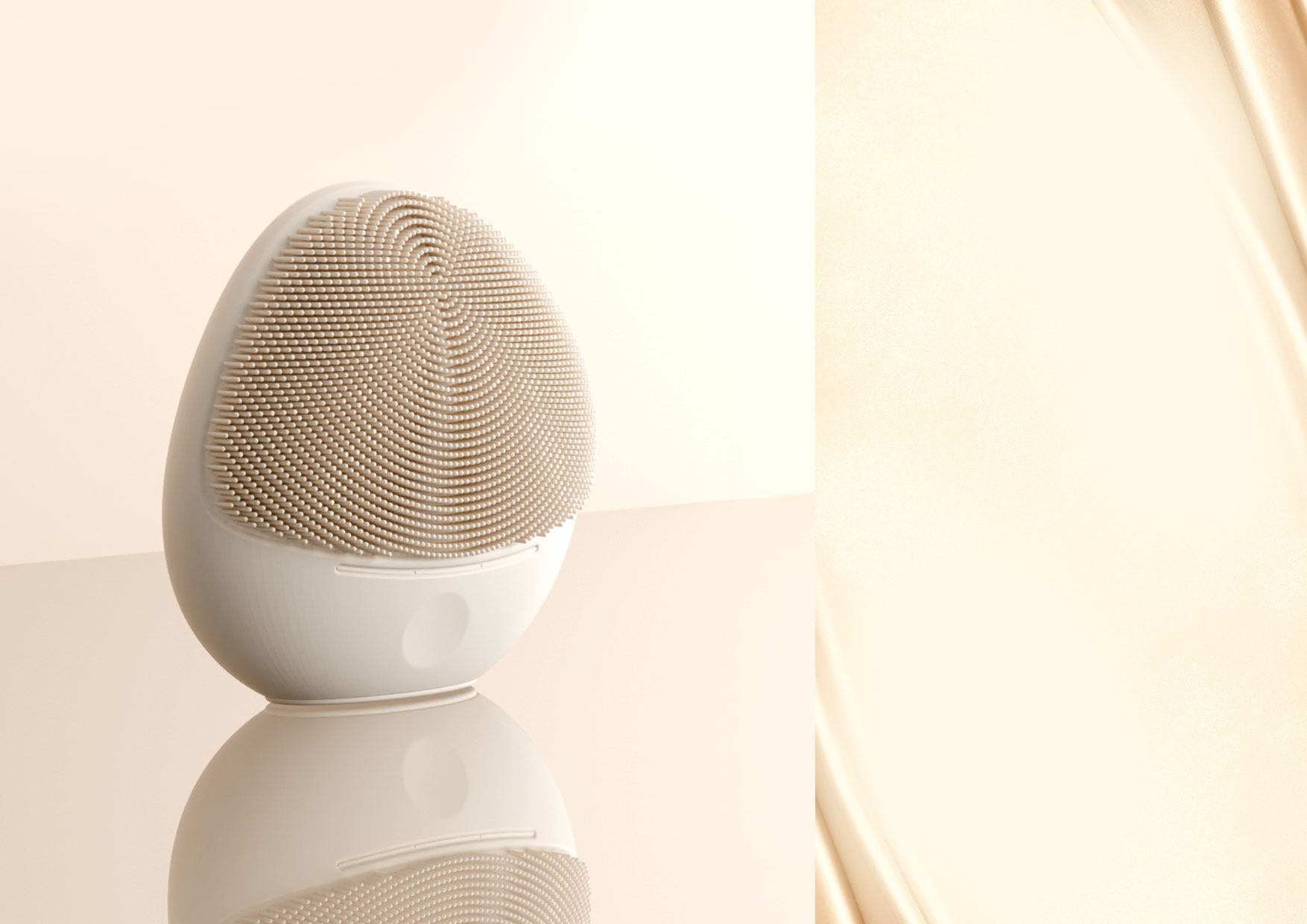 Neno Beauty Mica – szczoteczka termo-soniczna z funkcją podgrzewania i timerem 2-minutowym, 3 poziomy wibracji, prezentacja ikon i funkcji pielęgnacyjnych.