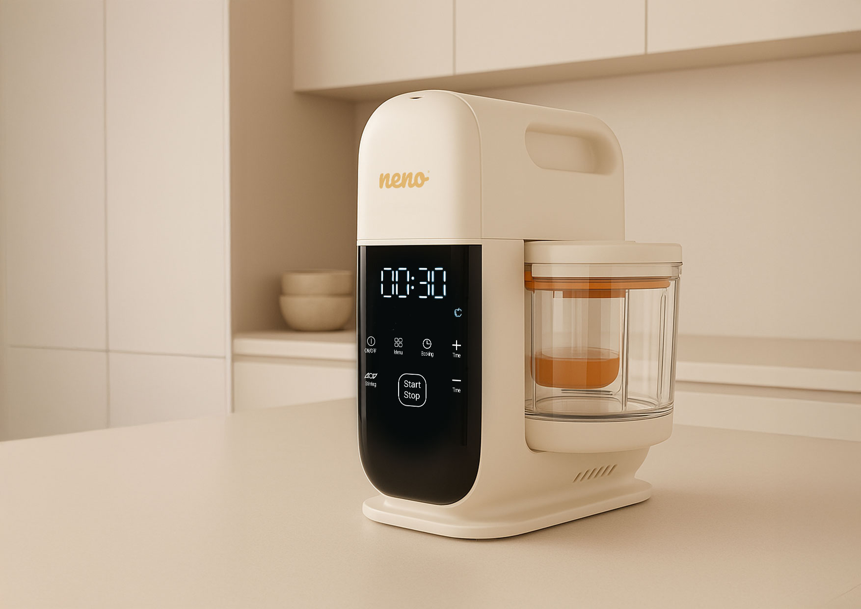 Neno Oro – un blender cu funcție de gătit mâncare pentru bebeluși