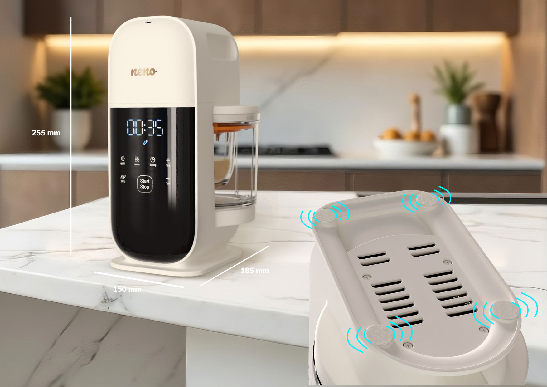 Neno Oro – un blender cu funcție de gătit mâncare pentru bebeluși