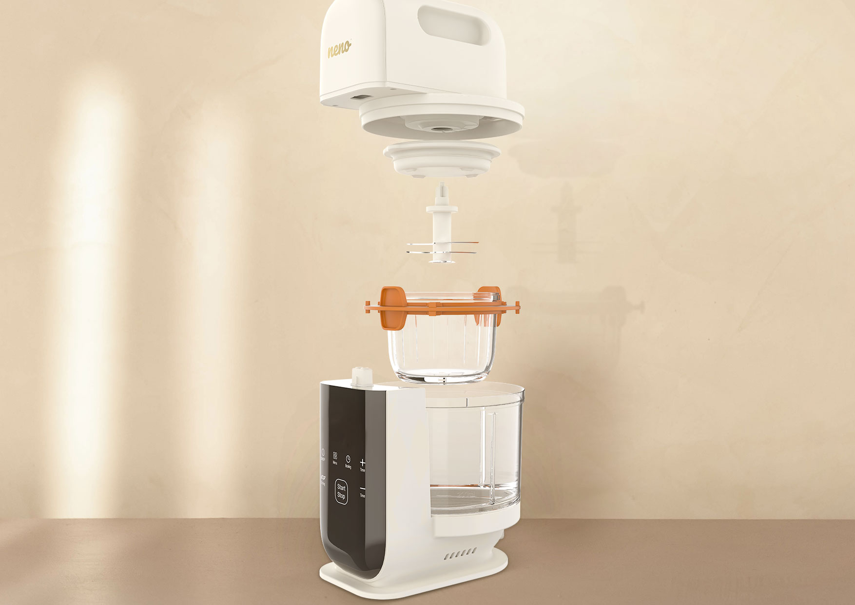 Neno Oro – un blender cu funcție de gătit mâncare pentru bebeluși