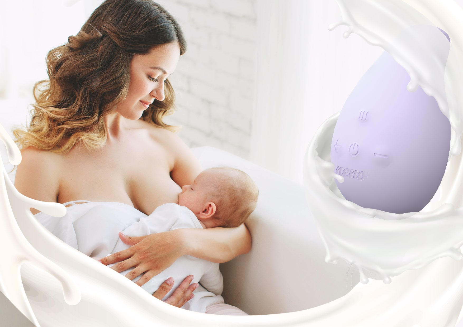 woman breastfeeding a baby