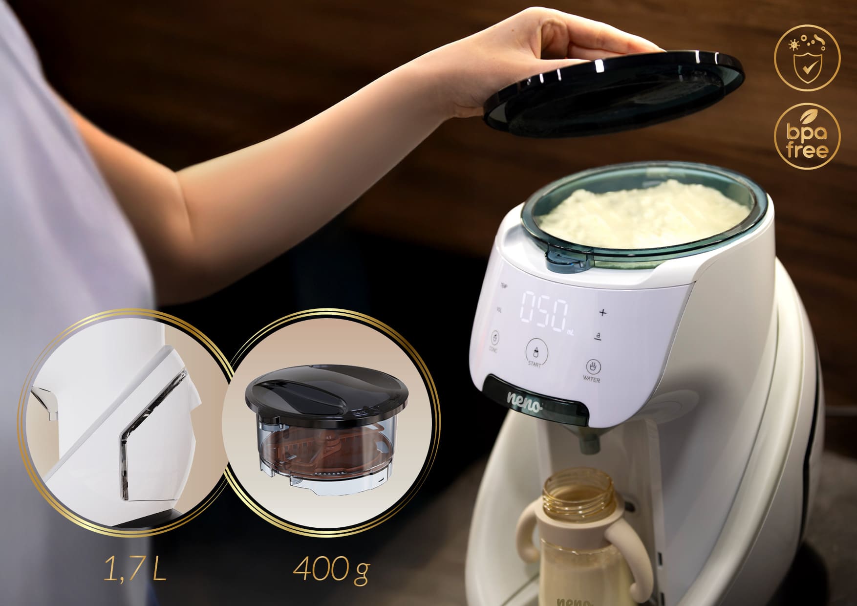 Neno Primavera - Ekspres do mleka modyfikowanego