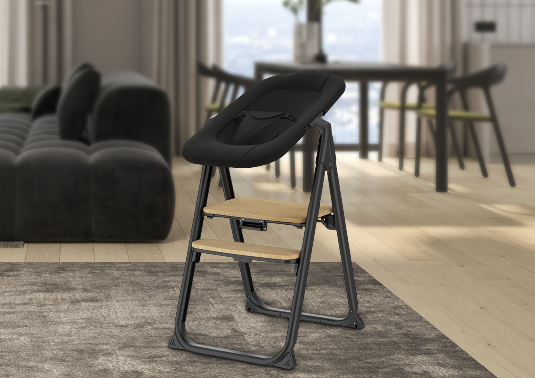 Nowoczesny design krzesełka Neno Sapori.