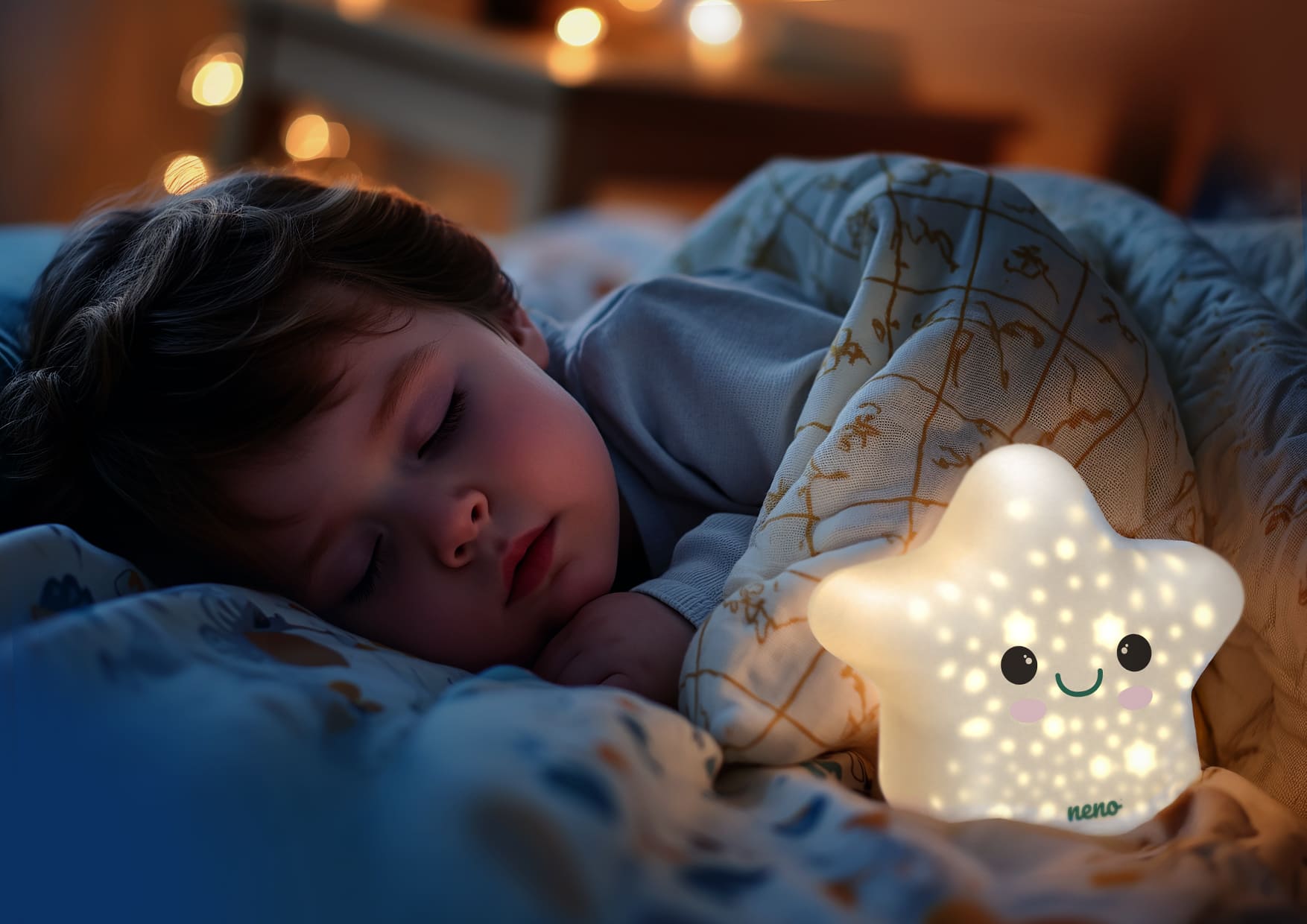 Neno Shine – silikonowa lampka nocna dla dzieci